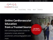 Tablet Screenshot of cardiovillage.com